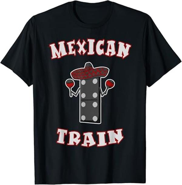 Funny Mexican Shirts Mexican Train Dominoes Funny Menswear Top Casual Classic T-Shirts, Hoodie, Sweatshirt