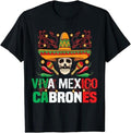 Funny Mexican Shirts, Viva Mexico Cabrones Funny Mexican T-Shirt Menswear Top Casual Classic Hoodie, Sweatshirt