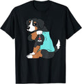 Funny Mother Shirts, Gift For Mom, I Love Mom Tattoo Bernese Mountain Dog Funny Mother's Day T-Shirt