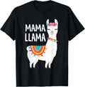 Funny Mother Shirts, Gift For Mom, Mama Llama Funny Mother's Day Shirt Women Mom Birthday T-Shirt