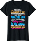 Funny Mother Shirts, Gift For Mom, To My Dear Daughter in law Funny Mother in law T-Shirt