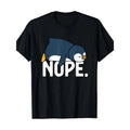 Funny Nope Not Today Lazy Penguin Animal Lover T-Shirt Made in USA Hoodie, Sweatshirt | GrindPrints.com