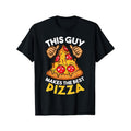 Funny Pizza Maker Gift For Men Women Cool Guy Best Pizza T-Shirt Made in USA Hoodie, Sweatshirt | GrindPrints.com