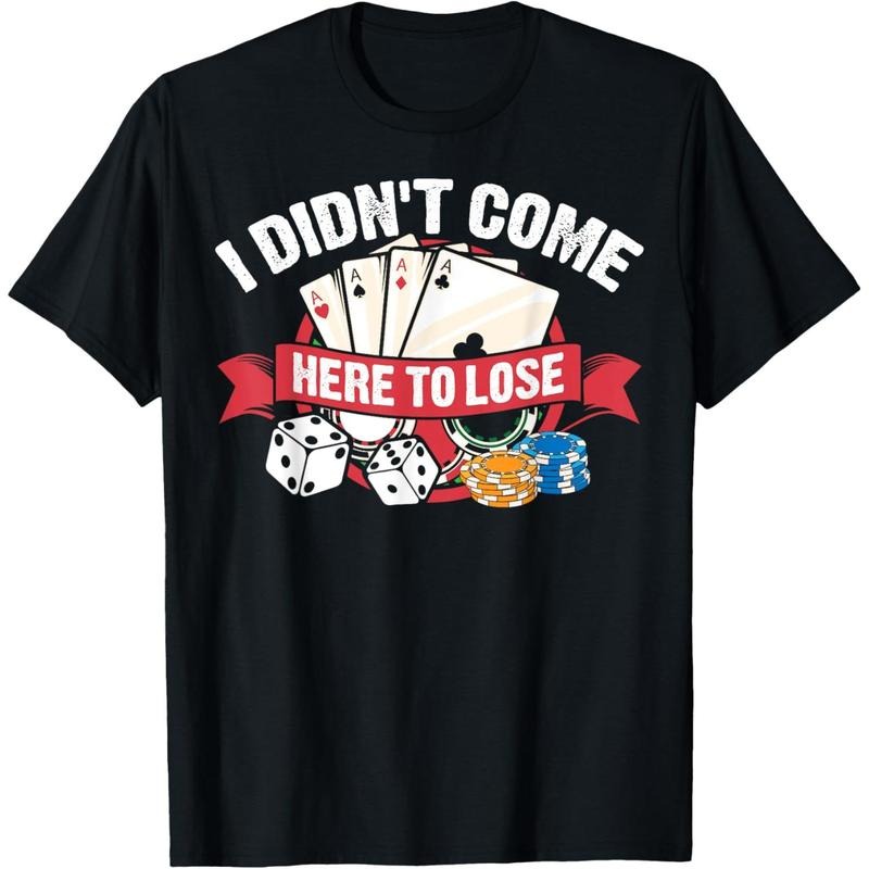 Funny Poker Gift For Men Women Poker Player Cool Card Game T-Shirt made in usa Hoodie, Sweatshirt | GrindPrints.com