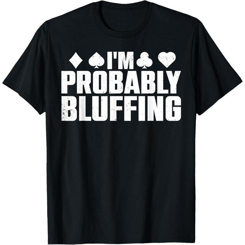 Funny Poker Lover Art For Men Women Casino Play Card Gambler T-Shirt made in usa Hoodie, Sweatshirt | GrindPrints.com