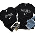 Funny Pregnancy Announcement T-Shirts, Matching Mom and Dad Tees, Pregnancy Matching Shirt, Pregnancy Reveal, Pregnant...