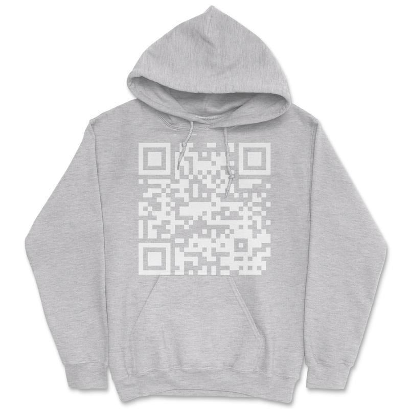 Funny QR Code T-Shirt, Sweatshirt, Hoodie | GrindPrints.com