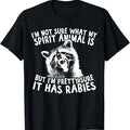 Funny Raccoon Shirt Funny Raccoon Spirit Animal Menswear Top Vintage Raccoon T-Shirts, Hoodie, Sweatshirt