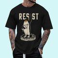 Funny Resist Penguin Activism T-Shirt | Tee For Men and Women, Unisex Cotton Hoodie, Sweatshirt | GrindPrints.com