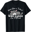 Funny Retirement Shirts, Funny Lazy Cat I'm Retired 2024 Humor Party for Retirement T-Shirt Menswear Top Casual Cotton...