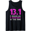 Funny Running Tanks. 13.1 Funny Half Marathon Tank Top Tank Top made in usa T-Shirts, Hoodie, Sweatshirt | GrindPrints.com