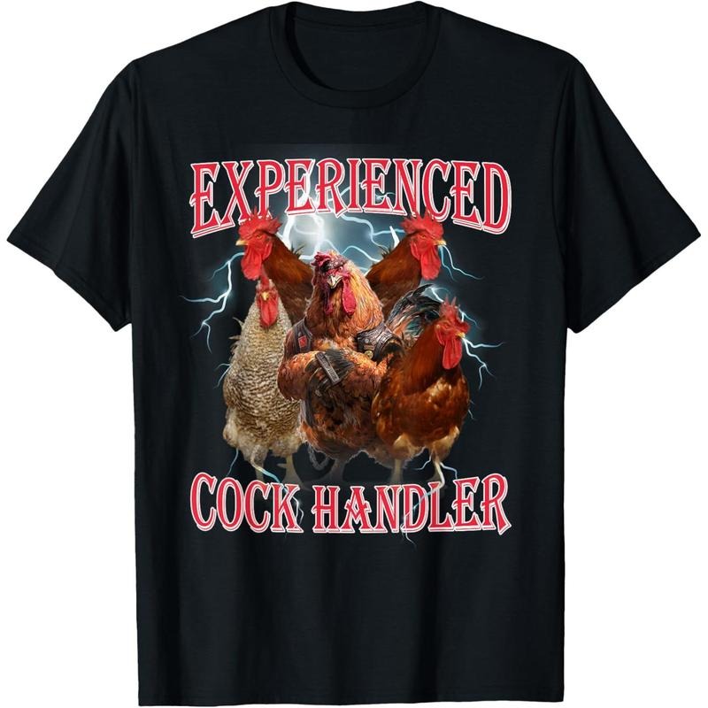 Funny Sayings For Adult Experienced cock handler Meme Dank T-Shirt made in usa Hoodie, Sweatshirt | GrindPrints.com