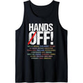 Funny Sayings Hands Off Protest Retro Men Women Tank Top made in usa T-Shirts, Hoodie, Sweatshirt | GrindPrints.com