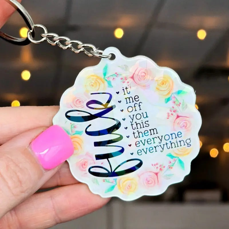 Funny Shimmer Acrylic Keychain T-Shirts, Hoodie, Sweatshirt | GrindPrints.com