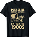 Funny Shirt For Dad Men Women I'm From 1900s Father's Day T-Shirt | Unisex Cotton Tee Gift, Crewneck, Short Sleeve...
