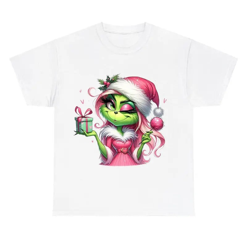 Funny Shirt, Christmas Girl Cute Boujeeee Shirt, Grinchyyy Shirt, Greenmas Shirt Hoodie, Sweatshirt | GrindPrints.com