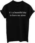 Funny Shirts For Women, Letter Print Short Sleeve O Neck Women T Shirt Top Womenswear Casual Cotton Hoodie, Sweatshirt