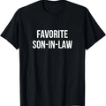 Funny Son Law Shirt Favorite Son Law Menswear Casual Cotton T-Shirts, Hoodie, Sweatshirt