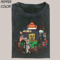 Funny Spongebob Playing Poker Crewneck T-shirt, Meme Genz Dank Graphic Unisex Tee, Gifts Casual Fabric funny  shirts...