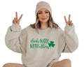 Funny St Patricks Day Sweatshirt, Drinks Well With Others Sweatshirt, St Patricks Day Drinking Shirt, Alcohol Sweater,...