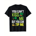 Funny St Patricks Day Waitress Bartender Waiter Tips T-Shirt Crew neck, casual, print, Fashion, 220g Made in USA Hoodie,...