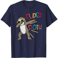 Funny Super Sloth Superhero Dabbing Dance Move Dab For Kids T-Shirt Made in USA Hoodie, Sweatshirt | GrindPrints.com