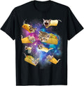 Funny Taco Shirts, Gifts For Mexican Food Lovers, Burrito Pizza and Taco Cat in Space - Tacocat Tee Gift Idea T-Shirt...