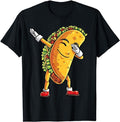 Funny Taco Shirts, Gifts For Mexican Food Lovers, Dabbing Taco Cinco de Mayo Funny Boys Men Mexican Food Dab T-Shirt...