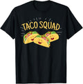 Funny Taco Shirts, Gifts For Mexican Food Lovers, Funny Taco Squad T-Shirt Cute Menswear Top Casual Classic Hoodie,...