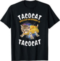Funny Taco Shirts, Gifts For Mexican Food Lovers, Tacocat Spelled Backward Is Tacocat Tee Cat And Taco Lover T-Shirt...