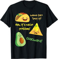Funny Taco Shirts, Gifts For Mexican Food Lovers, Wanna Taco Bout It, Nacho Problem! Funny Avocado T-Shirt Menswear Top...