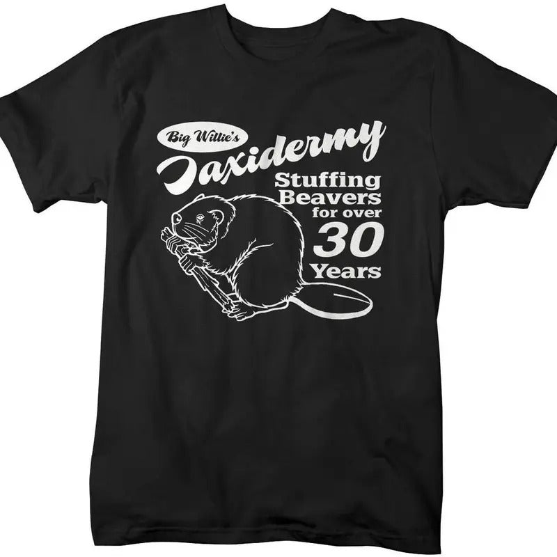 Funny Taxidermy T-Shirt Offensive Stuffing Beavers Shirts Comfort Fabric Hoodie, Sweatshirt | GrindPrints.com