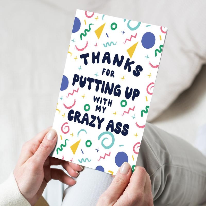 Funny Thank You Card Hilarious Assorted Cards For Saying Thanks With Envelopes T-Shirts, Hoodie, Sweatshirt | GrindPrints.com