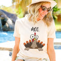 Funny Thanksgiving Shirt For Women and Men, Funny Turkey Moo Unisex Shirt, Thankful Farmer Tee, Farmer Gift, Thanksgiving...