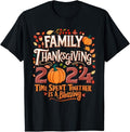 Funny Thanksgiving Shirts Family Thanksgiving 2024 Thanksgiving Crew Matching Group Menswear Top T-Shirts, Hoodie, Sweatshirt
