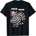 Funny Thanksgiving Shirts Funny Thanksgiving Cat Turkey Cat Turkey Menswear Top T-Shirts, Hoodie, Sweatshirt