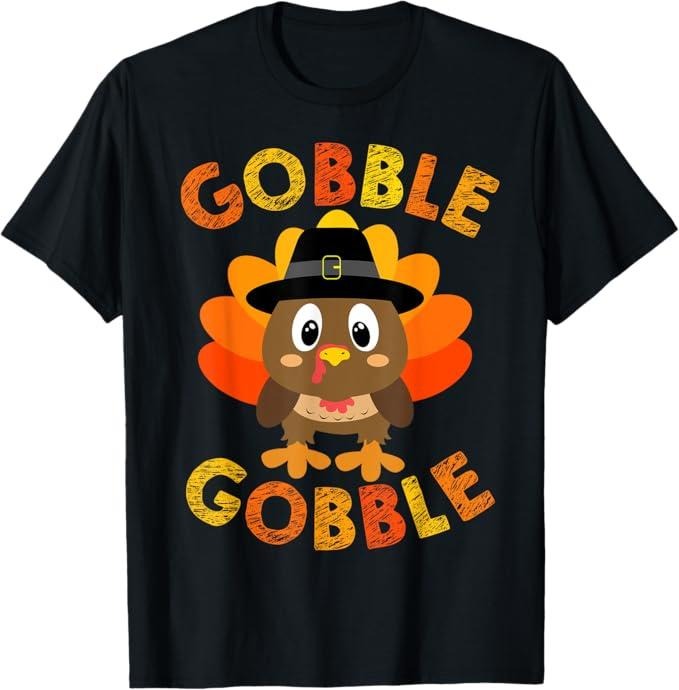 Funny Thanksgiving Shirts, Gobble Gifts Thanksgiving T-Shirt - Menswear Top Hoodie, Sweatshirt | GrindPrints.com