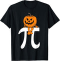 Funny Thanksgiving Shirts, Pumpkin Pie Math Funny Halloween Thanksgiving Pi Day T-Shirt