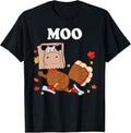 Funny Thanksgiving Shirts Thanksgiving Turkey Funny Fake Cow Moo Thanksgiving Turkey Menswear Top T-Shirts, Hoodie, Sweatshirt