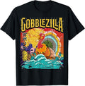 Funny Thanksgiving Shirts, Turkey Day Thanksgiving Gobblezilla T-Shirt - Menswear Top Hoodie, Sweatshirt | GrindPrints.com