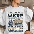 Funny Thanksgiving Wkrp Turkey First Annual Wkrp Thanksgiving Day Short Sleeve T-Shirts, Hoodie, Sweatshirt