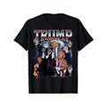 Funny Trump 2024 campaign 90s rap fashion bootleg style T-shirt, quality material Made in USA Hoodie, Sweatshirt