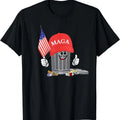 Funny Trump MAGA Garbage Can Cartoon Character American Flag T-Shirt Hoodie, Sweatshirt | GrindPrints.com