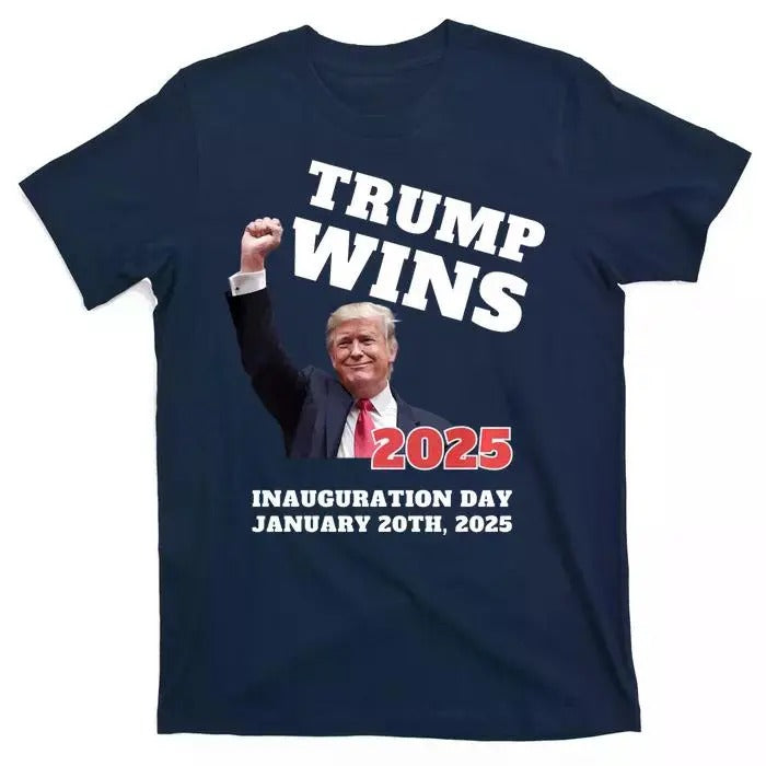 Funny Trump Wins 2025 Inauguration Day Crew Liberal Tears T-Shirt Hoodie, Sweatshirt | GrindPrints.com