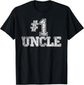 Funny Uncle Shirts, Gifts For Uncle, #1 Uncle - Number One T-Shirt