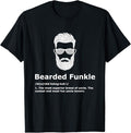 Funny Uncle Shirts, Gifts For Uncle, Bearded Funkle Funny Uncle Definition T-Shirt