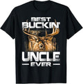 Funny Uncle Shirts, Gifts For Uncle, Best Buckin' Uncle Ever Deer Hunting Bucking Father T-Shirt