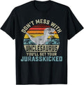 Funny Uncle Shirts, Gifts For Uncle, Don't Mess With Unclesaurus You'll Get Jurasskicked Uncle T-Shirt