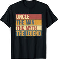 Funny Uncle Shirts, Gifts For Uncle, Legend Saying T-Shirt - Menswear Casual Cotton Hoodie, Sweatshirt | GrindPrints.com