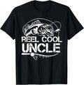 Funny Uncle Shirts, Gifts For Uncle, Reel Cool Uncle Fishing Daddy Fathers Day Dad T-Shirt